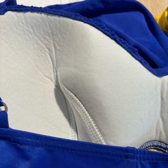 MIRACLESUIT Sz  12 Electric Blue Rialto Slimming Ruching One-Piece Swimsuit - Picture 6 of 14